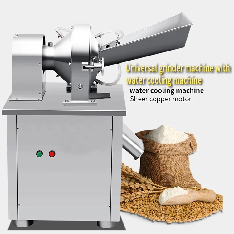 
Industrial pepper chilli grinding machine with water cooling system 