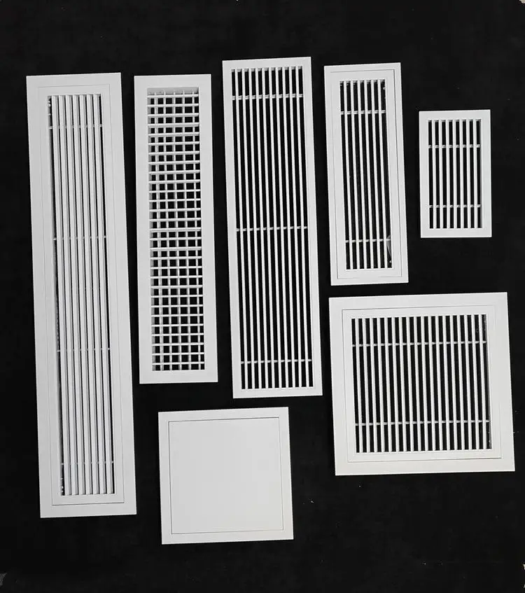 Wholesale Adjustable Deflection Exhaust Air Grille Hvac Air Diffuser Single Layer Louver