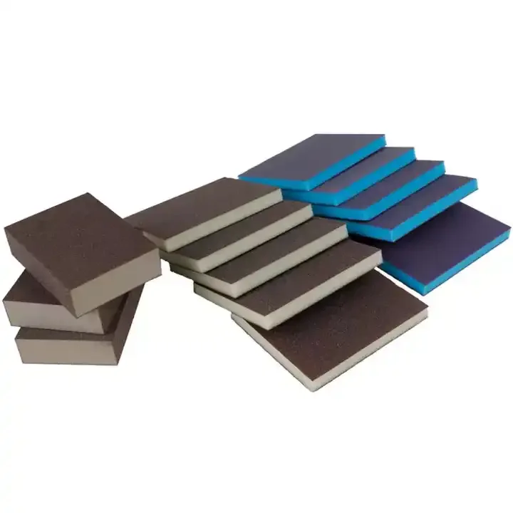 aluminum oxide abrasive sanding block foam sanding sponge for hand sanding