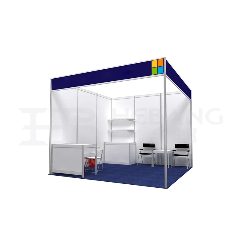 Top Selling Tradeshow Standard Booth Exhibition /Portable Exhibition Booth With Table And Chair