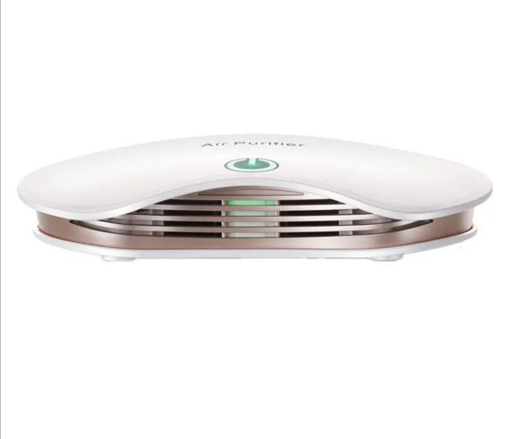 New design Twin Turbine Fans Mini Smart Formaldehyde Smell Removal Anion Car Air Ionizer Household  Air Purifier