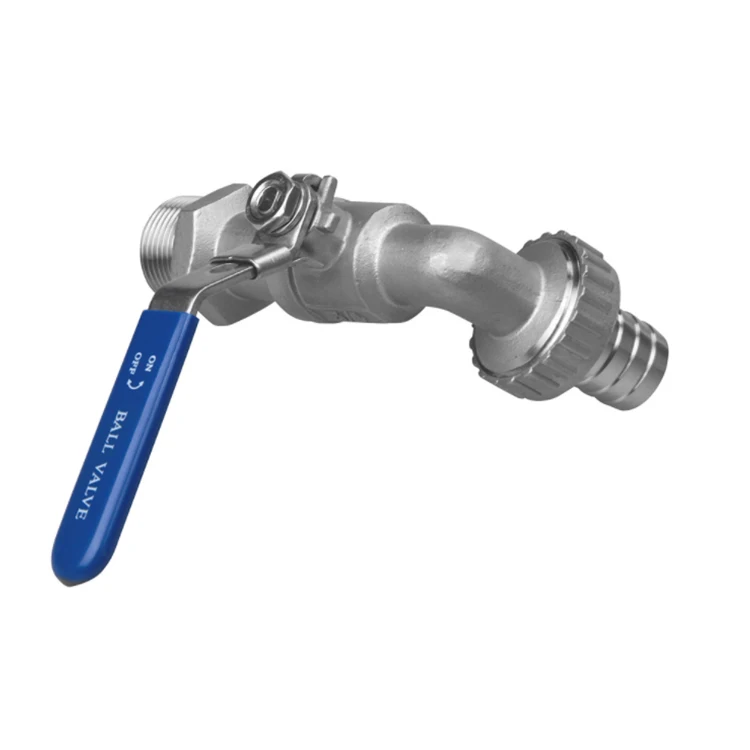 
BSPT DN15 SS316 Hose Tap Ball Valve/ Drain Tap 