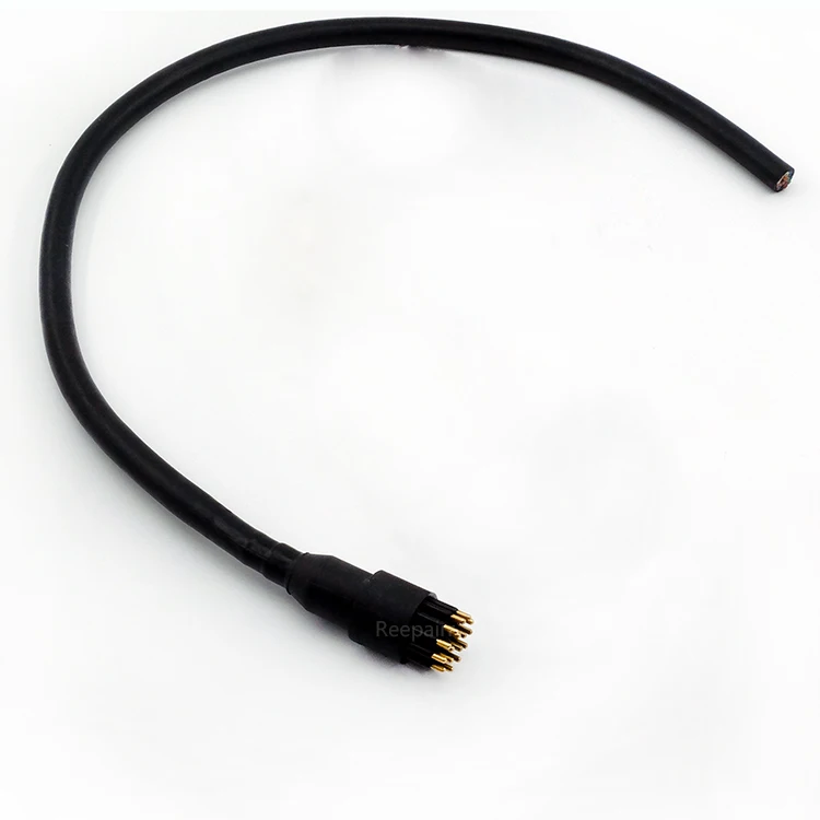 Underwater connectors for ROV MCIL10M Micro series inline cable 10 cores 0.6m cable length or 1m cable connector