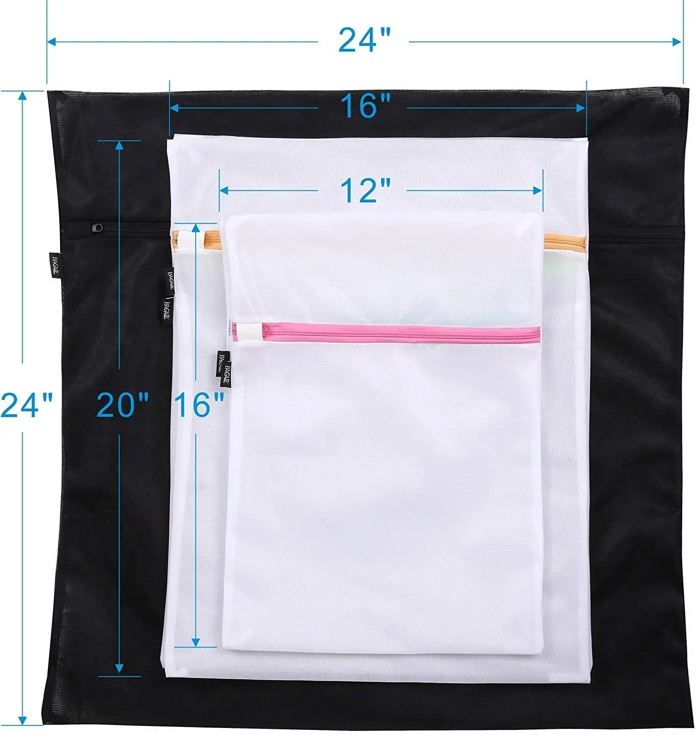 Mesh Laundry Bags for Sweater Blouse Hosiery Bras etc. Premium Wash Laundry Bags for Travel Storage Organization
