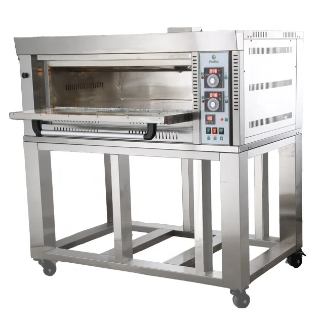 Лоток для выпечки духовка печь сушки газа 1 колода 2 литров булочных perfex GO1-2 коммерческое общественный питание закуска завод хлеба пицца 150w