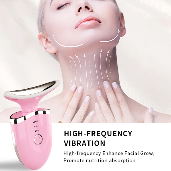 Mlike Beauty ISO заводской домашний косметический уход за кожей EMS микро-ток против морщин светодиодный массажер для лица и шеи