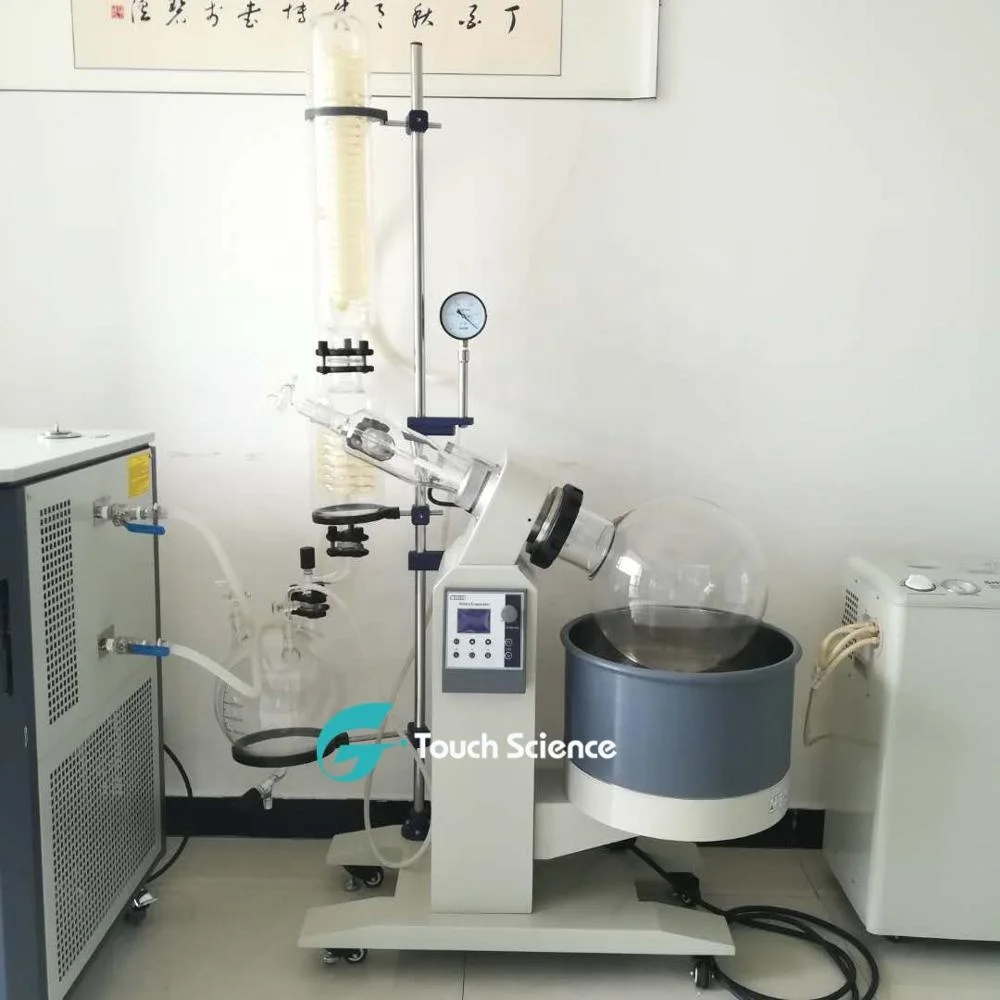 New Good Price Distillion Extraction Machine R1020 Rotovap Using With Chiller Pump