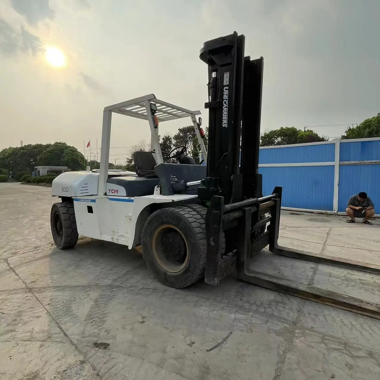 sell well new type used forklift tcm 10t cheap sale