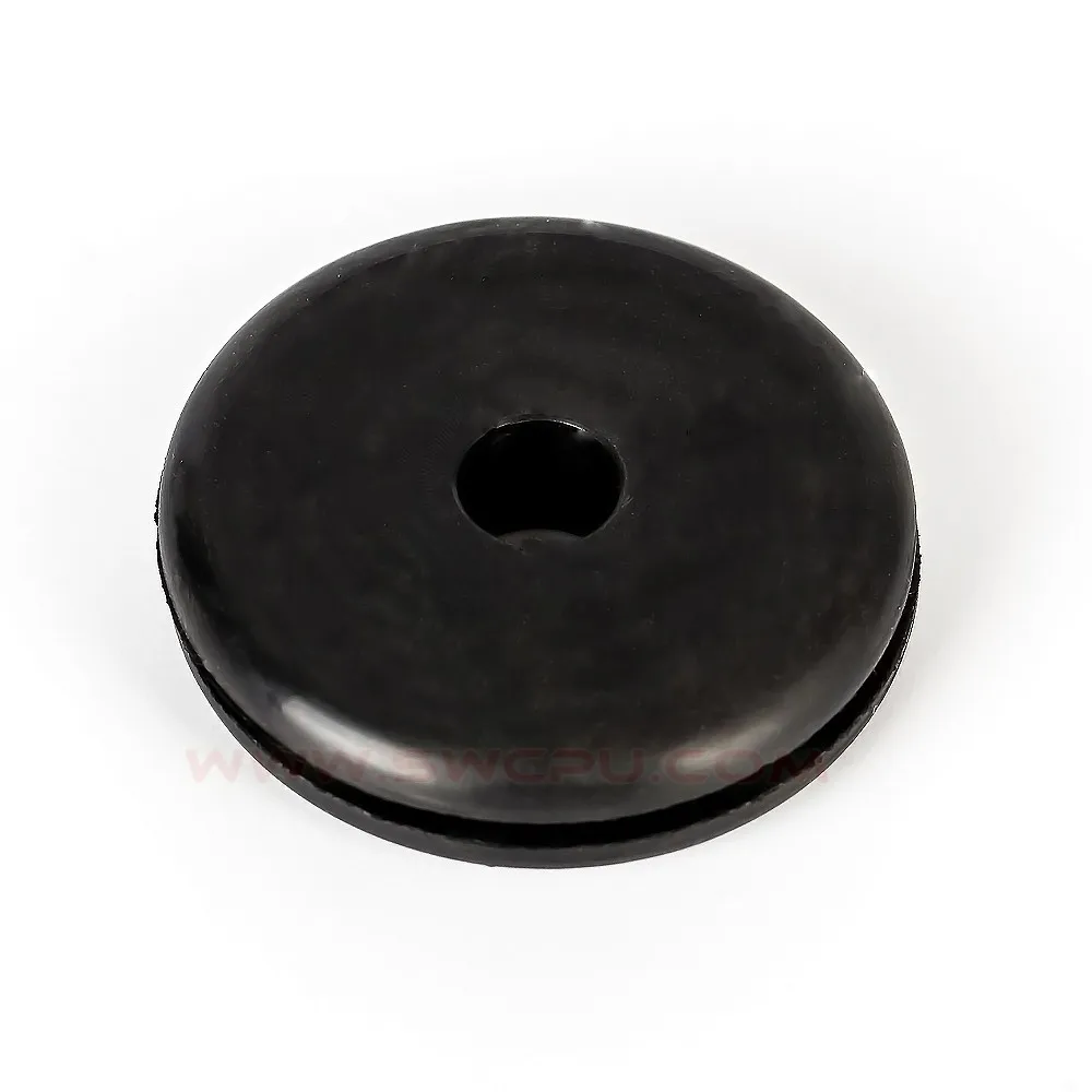 Nylon coated bearing, plastic rope pulley with u groove with bearing