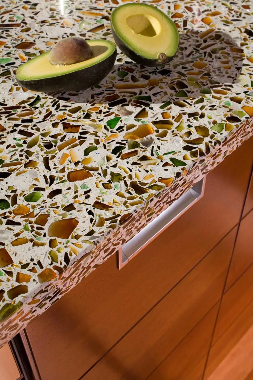 BOTON STONE Ruby Grain Terrazzo Stone Kitchen Countertop Ceramic Tiles Terrazzo Tiles Stone