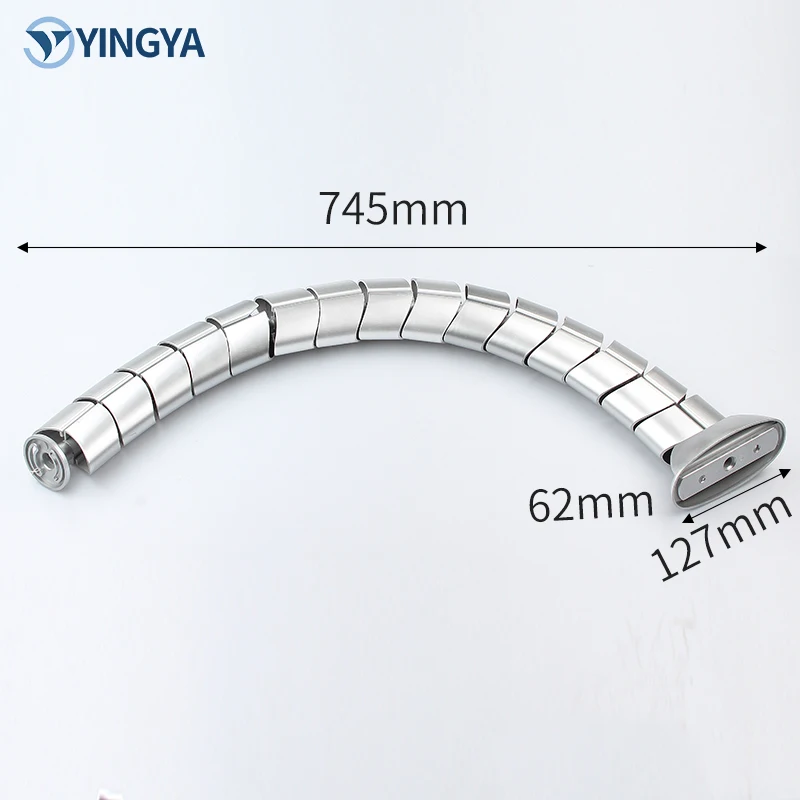 Oval Spine Cable Raceway Cord Organizer Desk Clamp Wire Manager Furniture Hardware