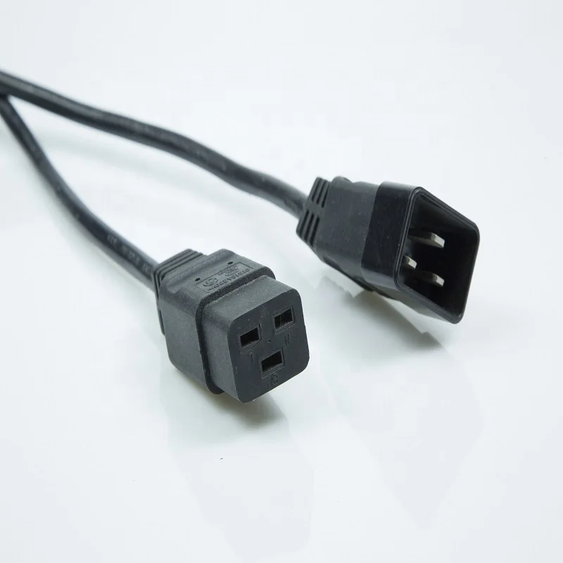 CE одобренный IEC 320 конфигурация 250V C13/C14/C19/C20 Электрический разъем удлинитель Кабель Питания
