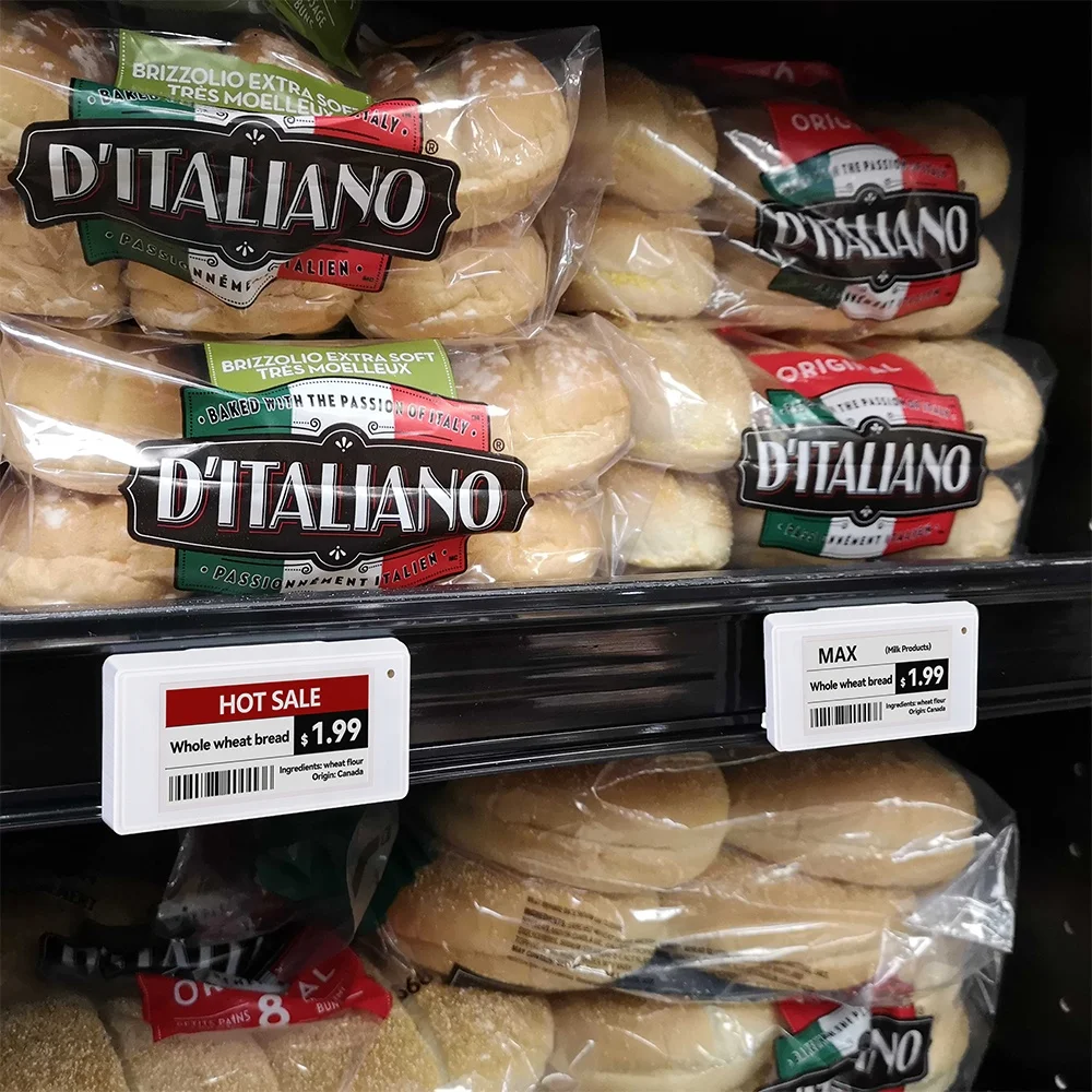 Supermarket smart digital E-ink display electronic shelf label  esl demo kit