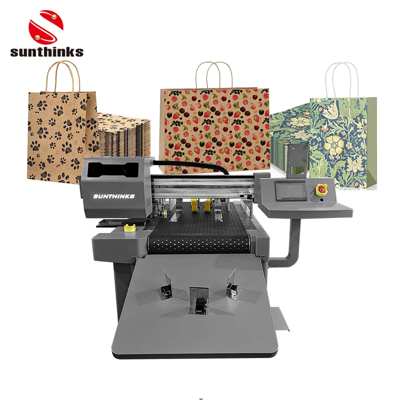 China Most Cost-Effective Single Pass Printer Large Size Multifunctional Digital Flatbed Printer Inkjet Single Pass Box Printer