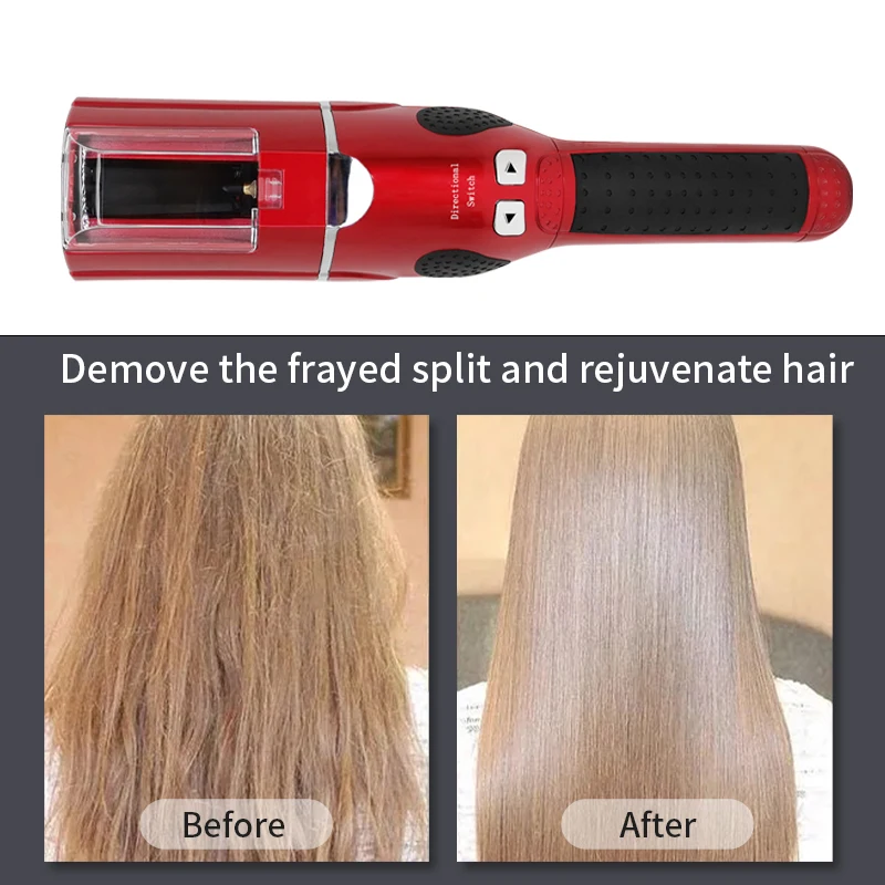 Pro Cordless Mini Split End Lady Hair Trimmer Electric Hair Clippers Trimmer Automatic Hair Split EndsTip Trimmer