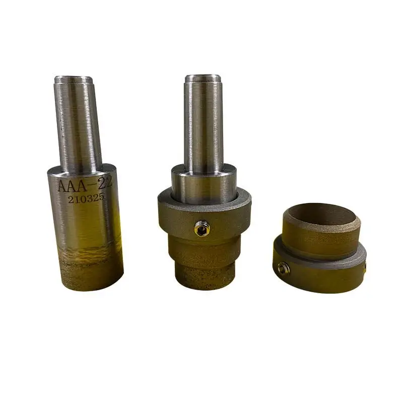 Siamese threaded glass drill bit, bronze sintered diamond drill bit