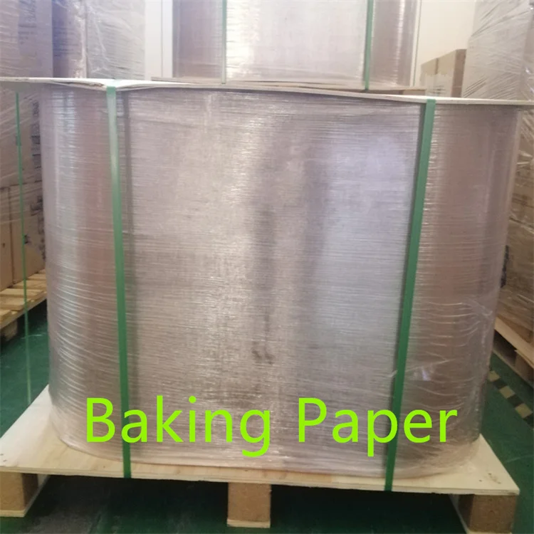 Runjia 380mm *5000m 100% Vigin Wood Pulp  Parchment Baking Paper Jumbo Roll