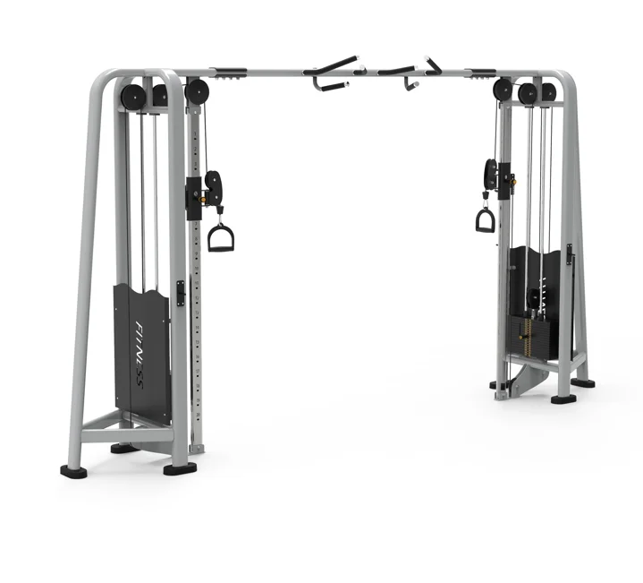Multi-Functional Gym Trainer Cable Crossover Bodybuilding Fitness Equipment with Pin Load Selection for Gym Use