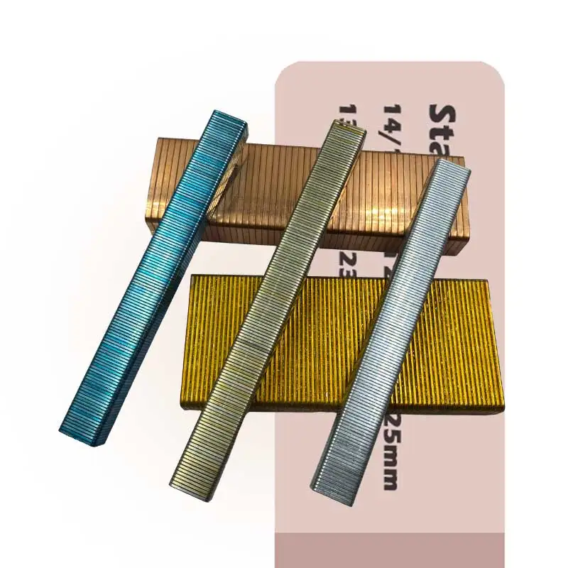 9210 hot selling stapler pin steel staples 92 series galvanized staples used for furniture industries