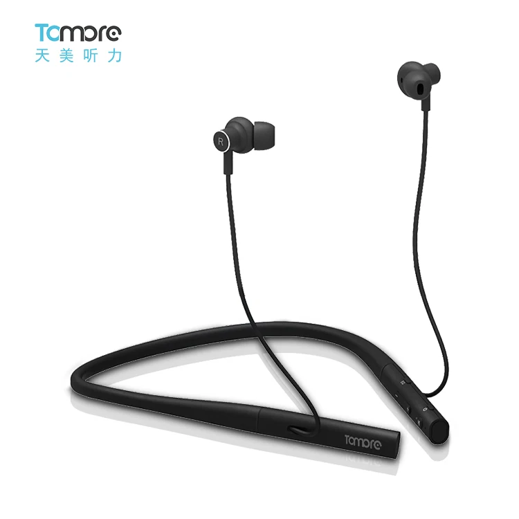 2022 cheap Wireless Hearing Aids Digital Neckband Rechargeable Hearing Aids Amplifier Device With Earphone Music App Control