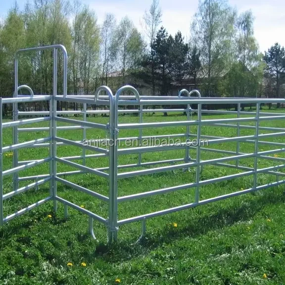 High quality customized galvanized horse rail fence cattle panel