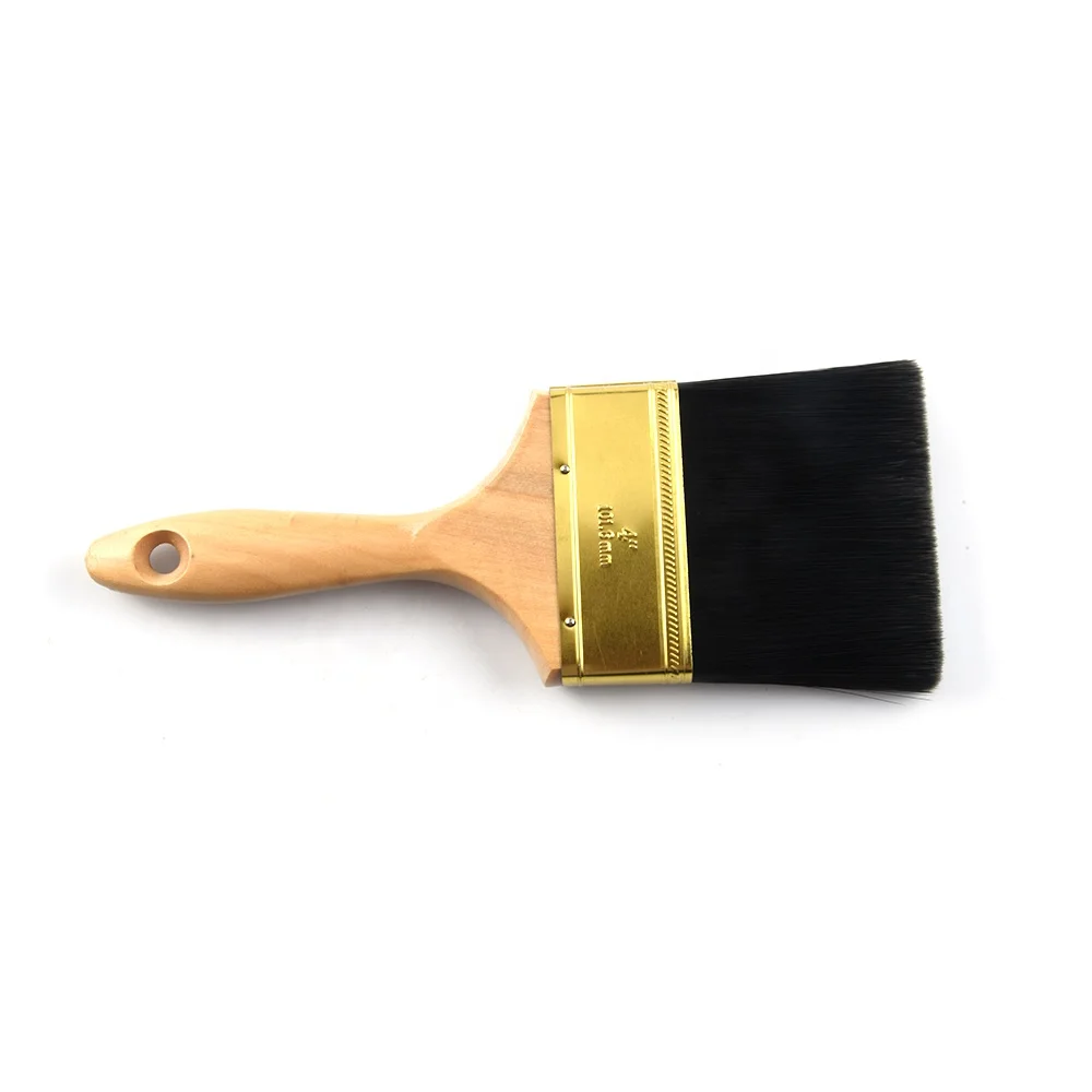 Beautiful wooden handle  with Tapered filament   OEM Paint brush