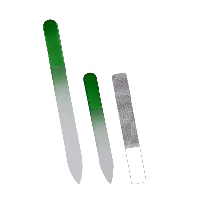 The spot great value Private Label Colorful Function 3 pcs Set Crystal Nail File