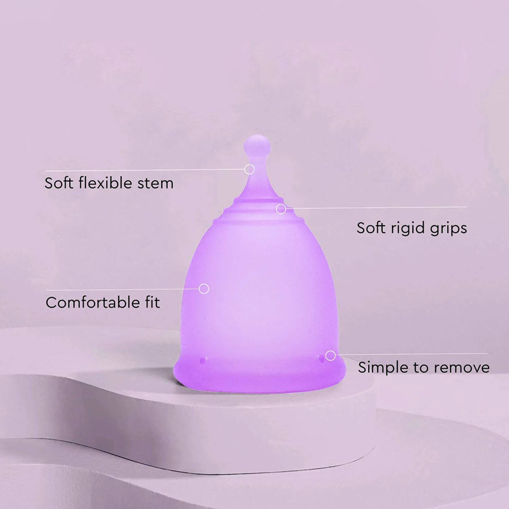Period Menstrual Cup For Woman Period Reusable Premium Package Silicone Eco Friendly Menstrual Cup Bpa Free