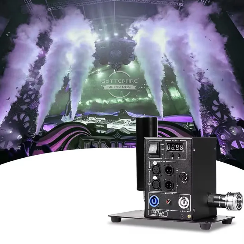 Disco DJ Stage Magic 30W Carbon Dioxide Column Machine Cryogenic Effect Digital CO2 Jet Machine Stage Effects Co2 Smoke Machine