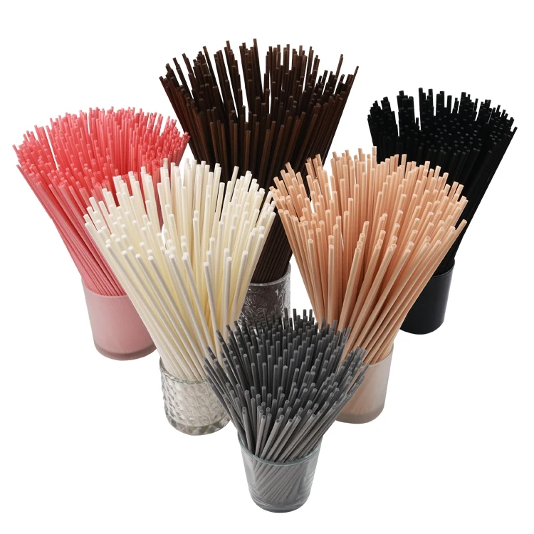 Polyester Stretch Yarn 3mmd 20cml White Black Long Rattan Fragrant Reed Diffuser Fiber Stick