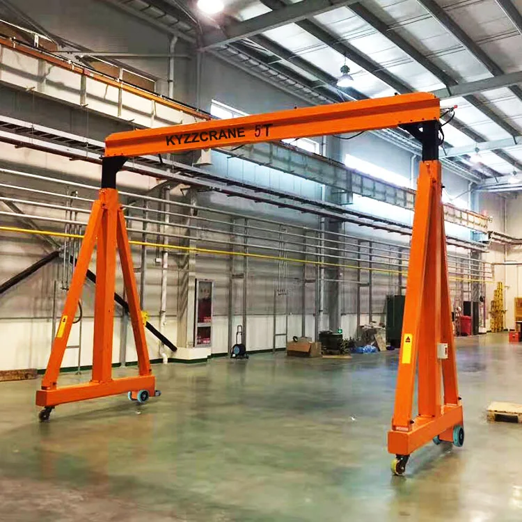 2 3 5 7.5 Tonne Mobile Girder Rail Gantry Crane, 1 Tone Mini Small Portable Gantry Crane China Henan