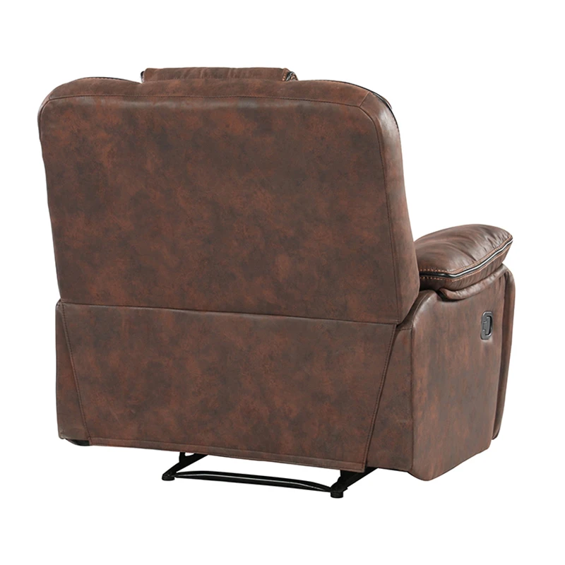 
Wholesale custom brown leather multifunctional sofa and TV lounge chair living room furniture 