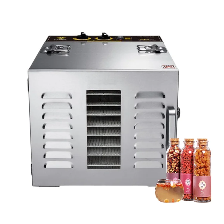 Huge capacity commercial industrial fruit and food dryer 10 trays stainless steel fruit vegetable meat dryer food dehydrator