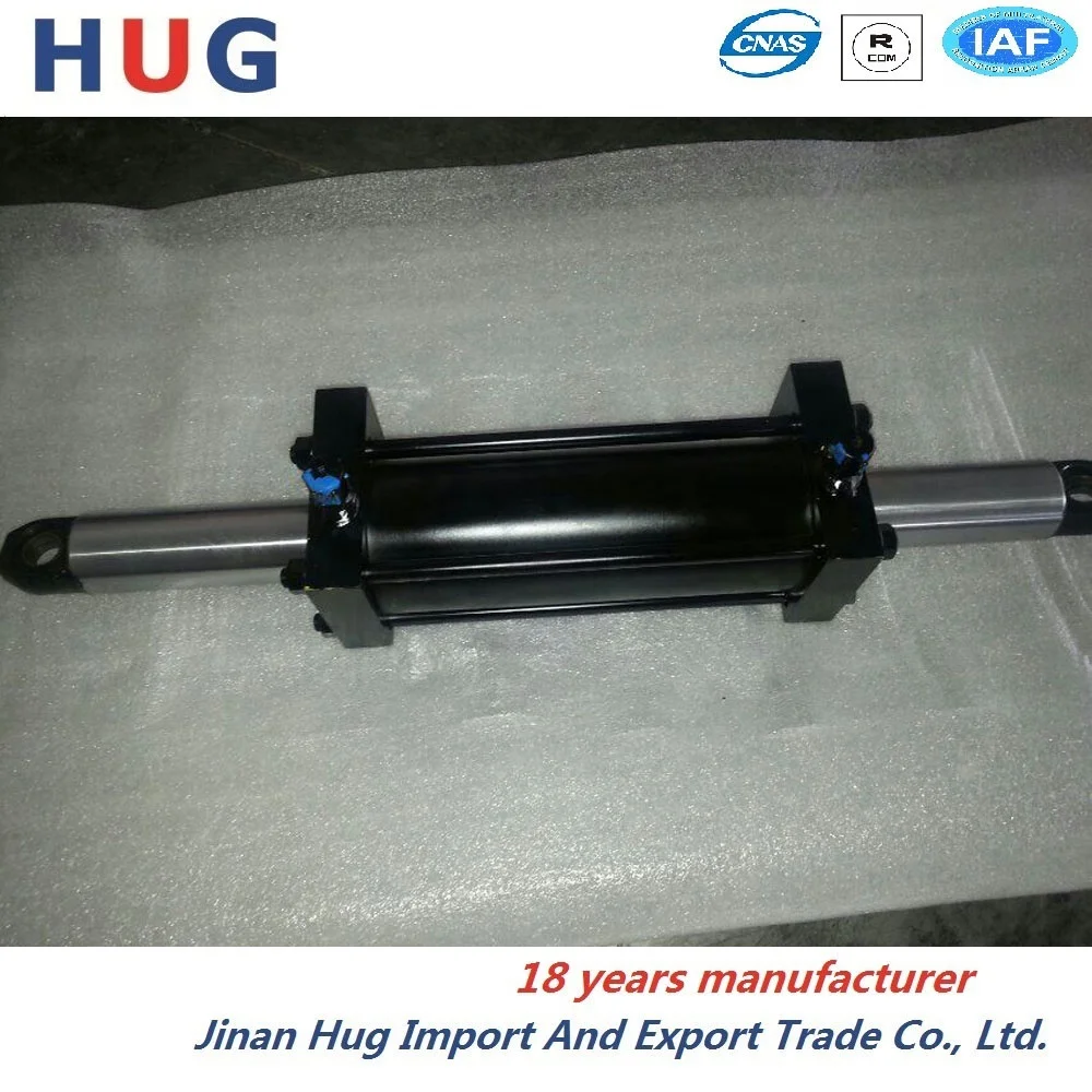 Manufacturer double acting hydraulic steering cylinder system for tractor