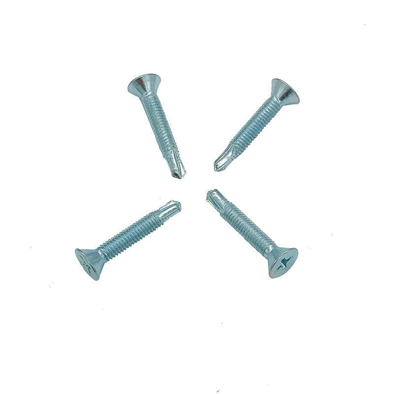 Hot Sale At Low Prices Cross Recessed Countersunk Head Self Drilling Screws