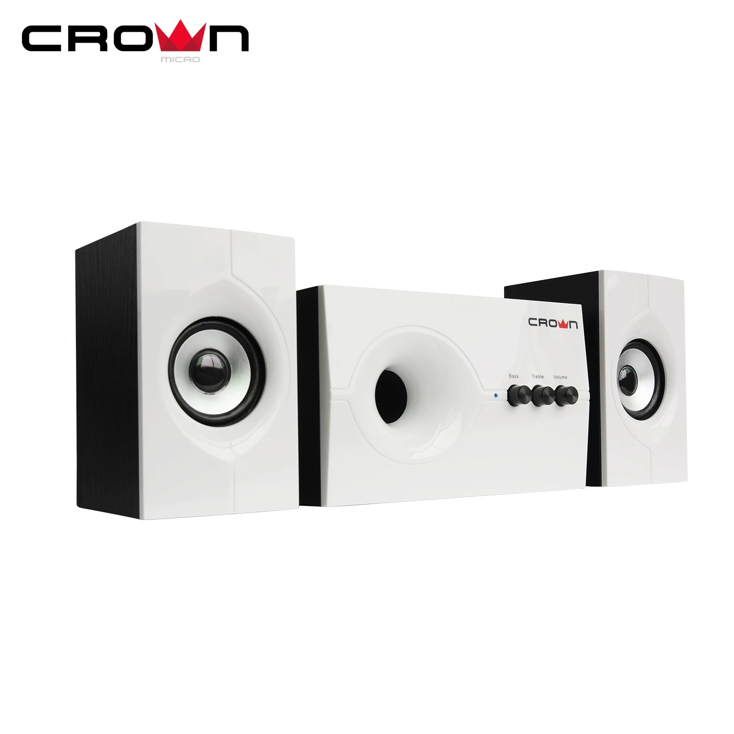 Wooden woofer speaker audio system sound professional china factory 2.1 home speaker system