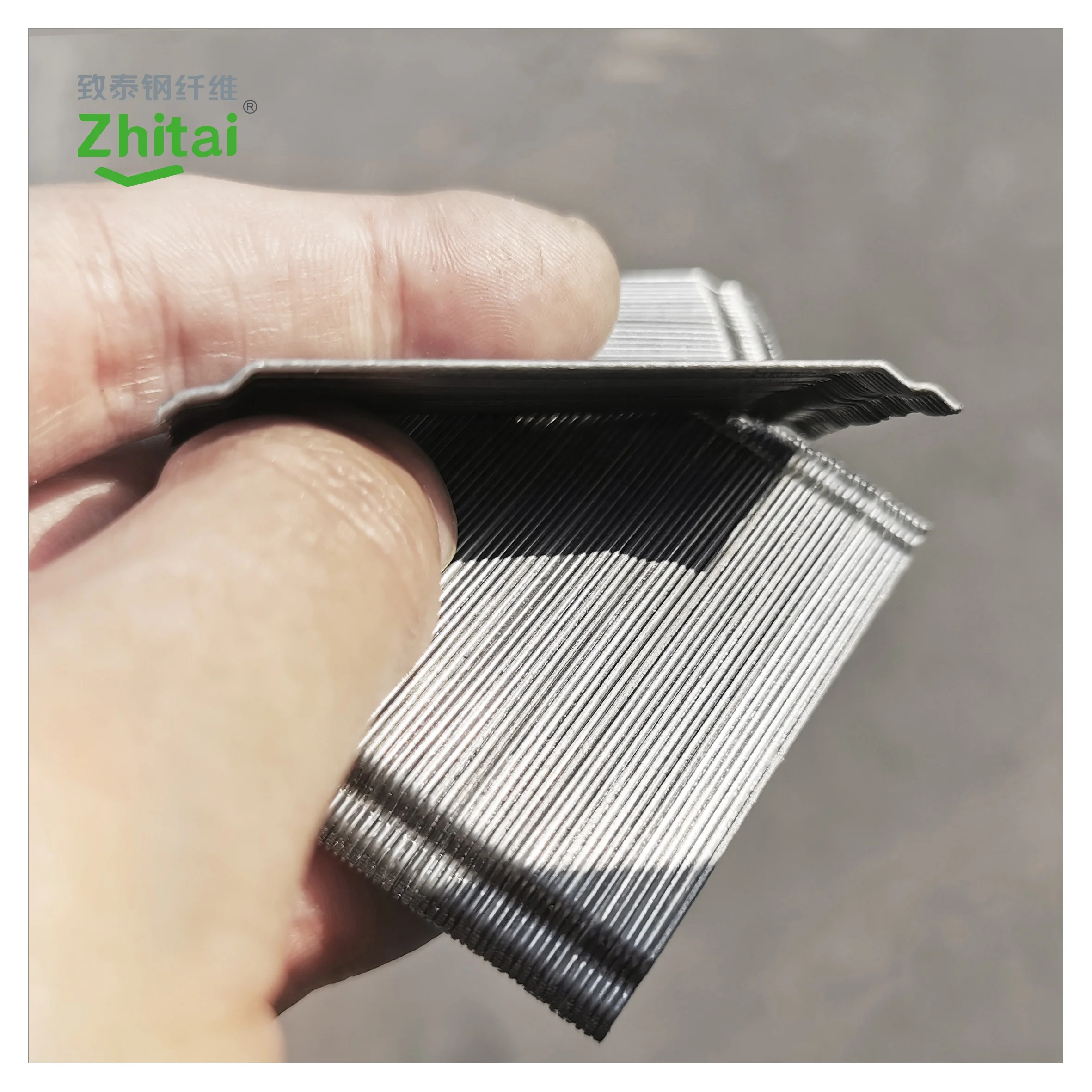 Real Estate building materials 4D high tensile strength glued type steel fibre