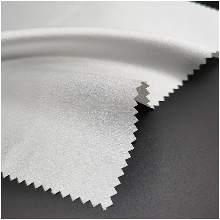 Wujiang woven soft 100%  polyester Untwist Satin fabrics  for home textile