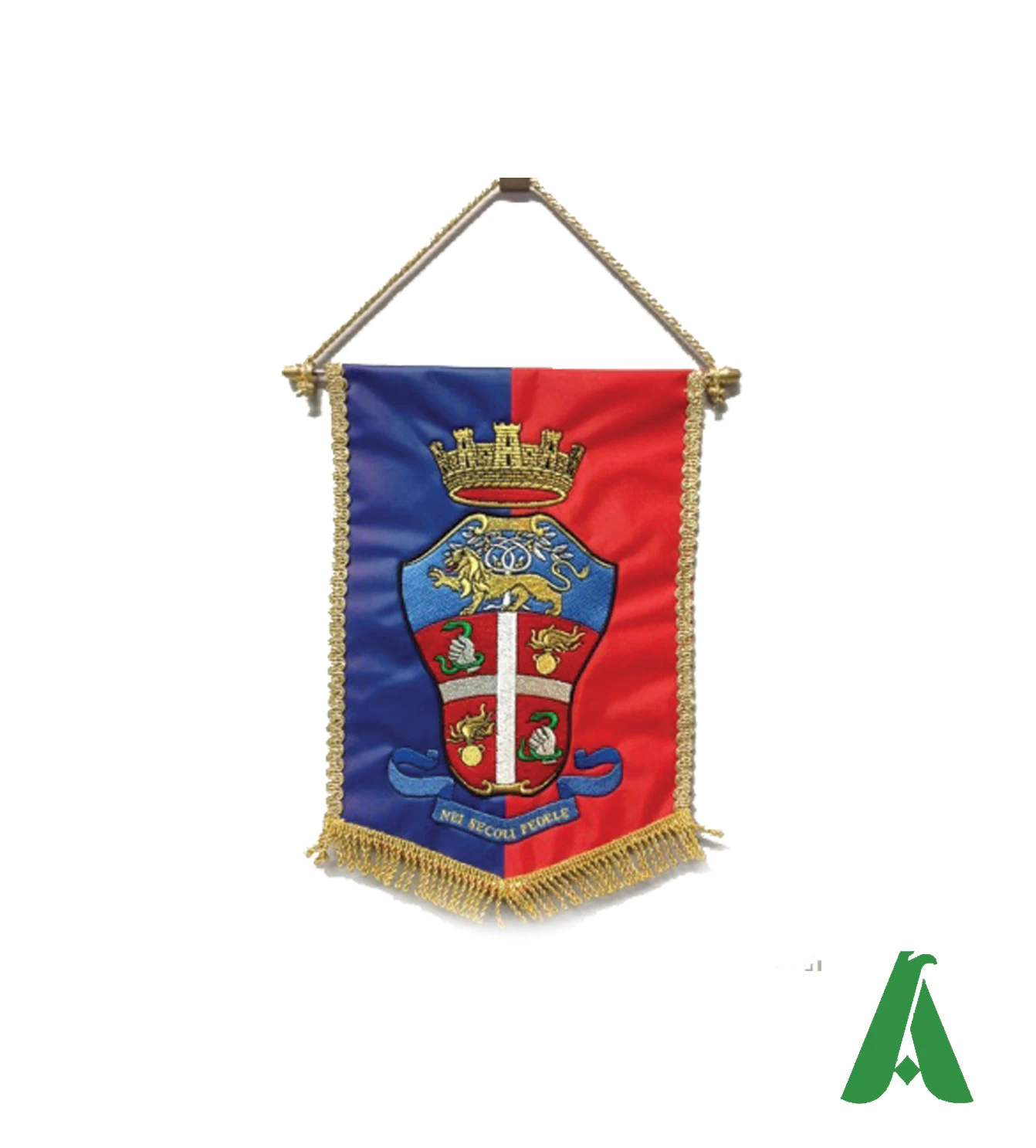 Customized Item Hot Selling Embroidered Custom Table Advertise Pennant Flag logo worldwide shipping Flags