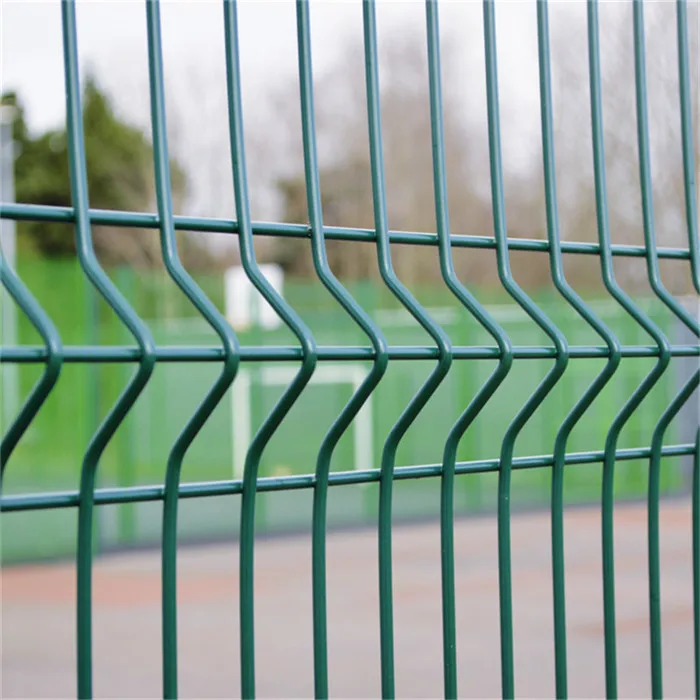 3D CURVED WELDED MESH FENCE PANEL TRIANGLE WELDED FENCE 3D CURVED GARDEN FENCE
