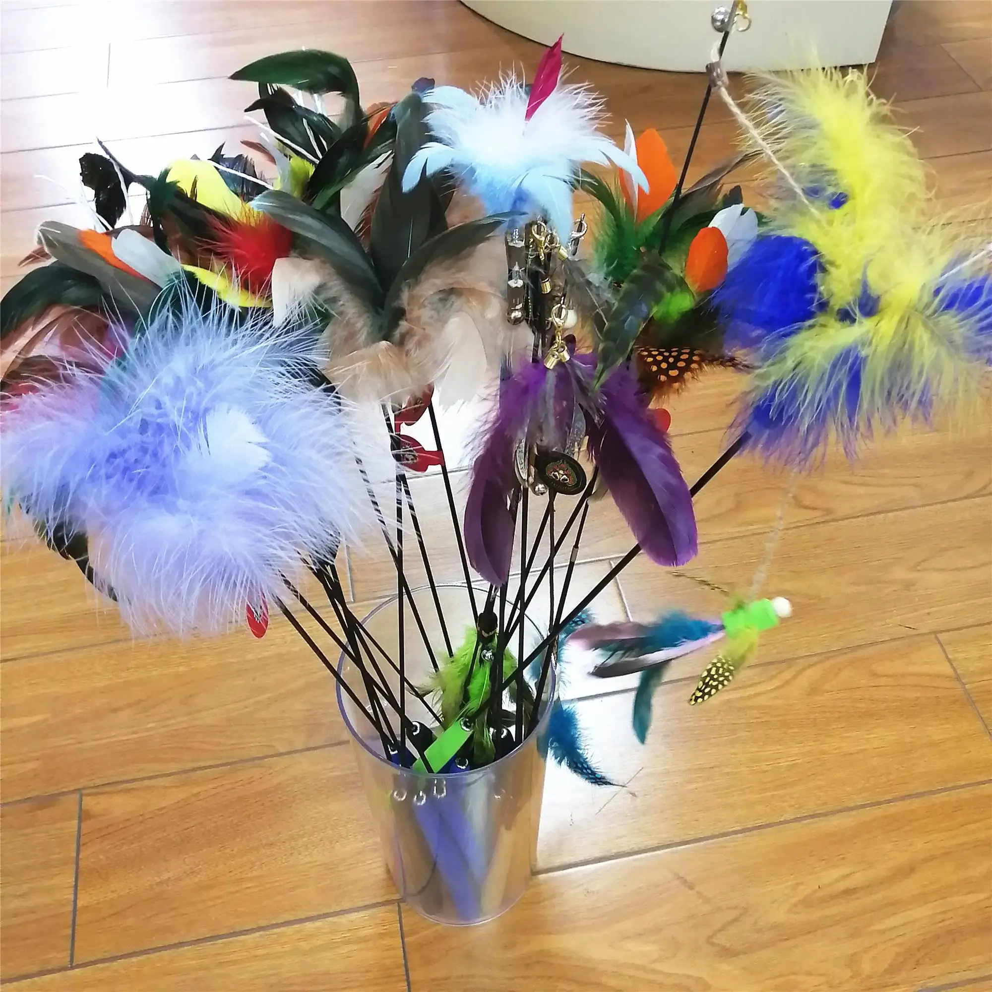 Amazon bulk with Telescopic bar popular cute Cat Teaser Wand