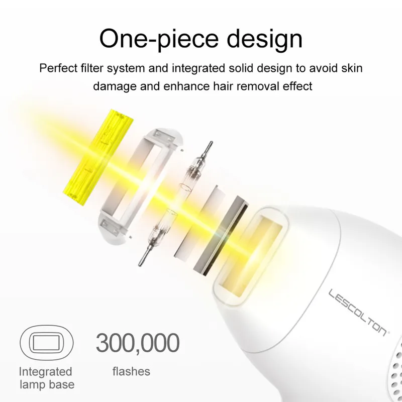 professional Laser permanent Depilator LCD laser epilator women painless household use hair removal