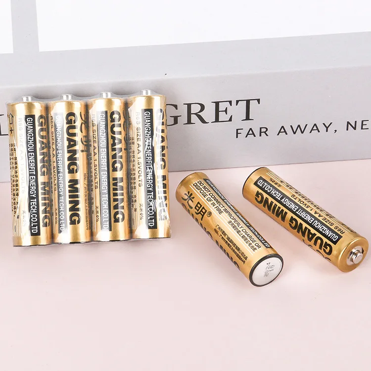 High-Quality High-Quality Powercell Piles 1.5V Pencil Cell Batteries Zinc Carbon Size AA Batteries Dry Battery