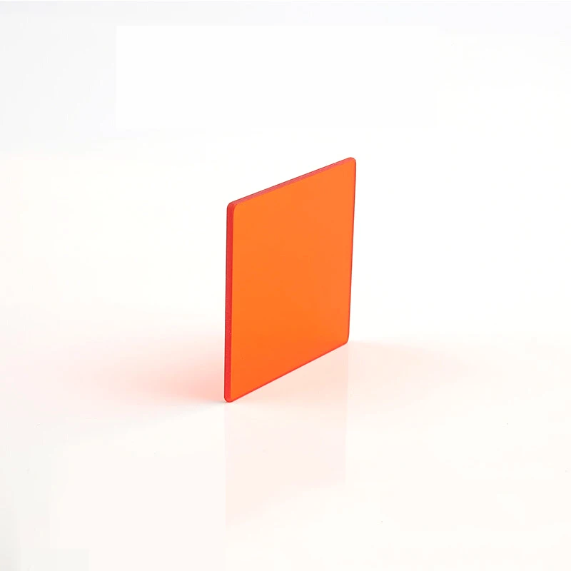 Оранжевый оптический стеклянный фильтр