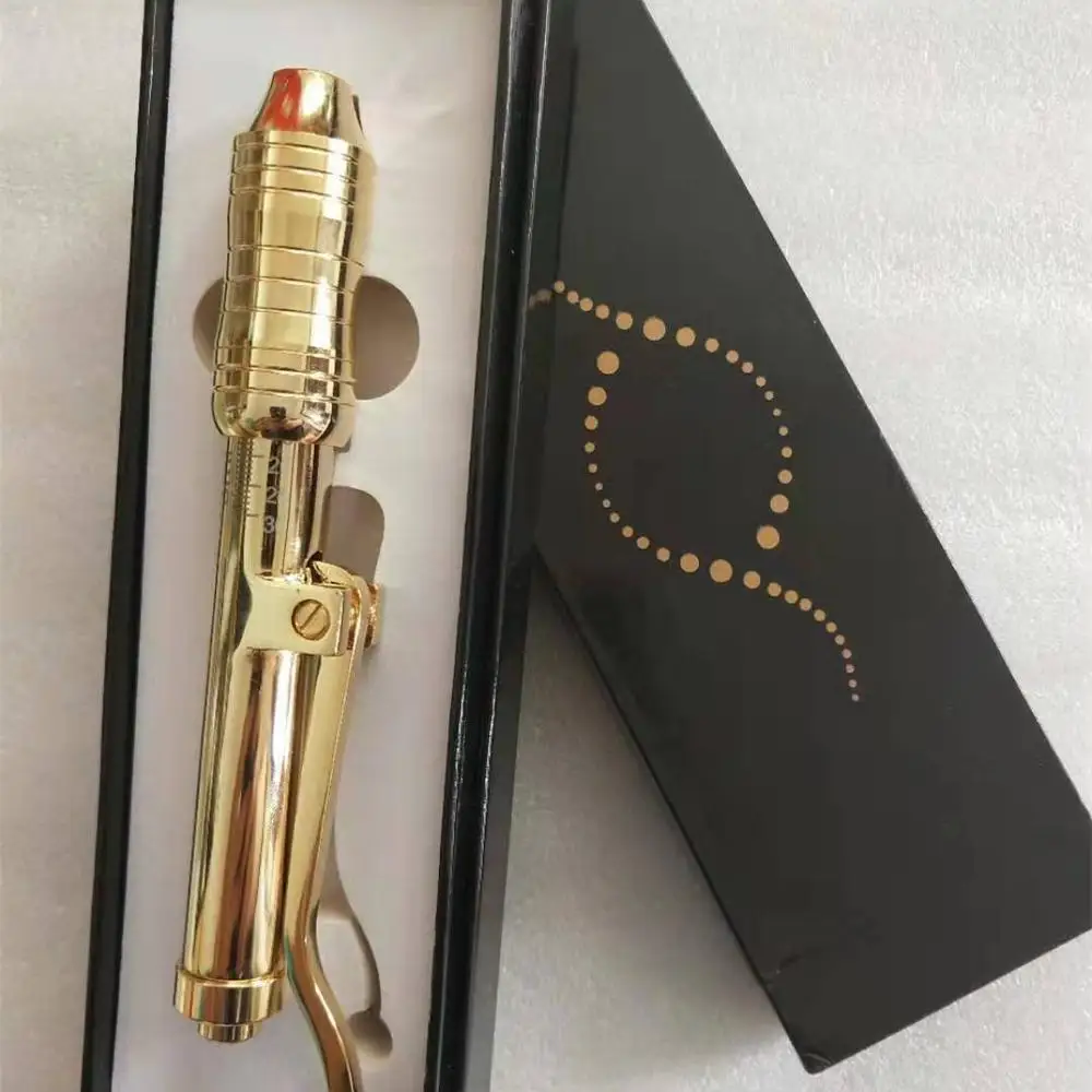  24k gold под высоким давлением безыгольной инъекционные ручка дермального филлера гиалуроновой кислоты для