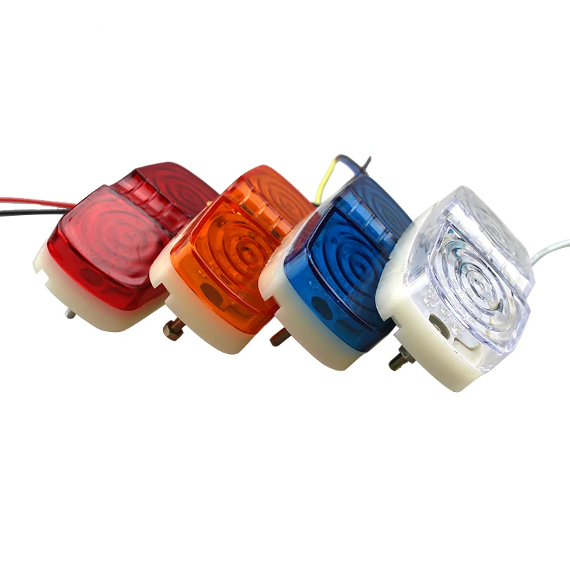 Multi colors 12V/24V/10-30V truck indicators 12 LED truck side marker with 1 year warranty