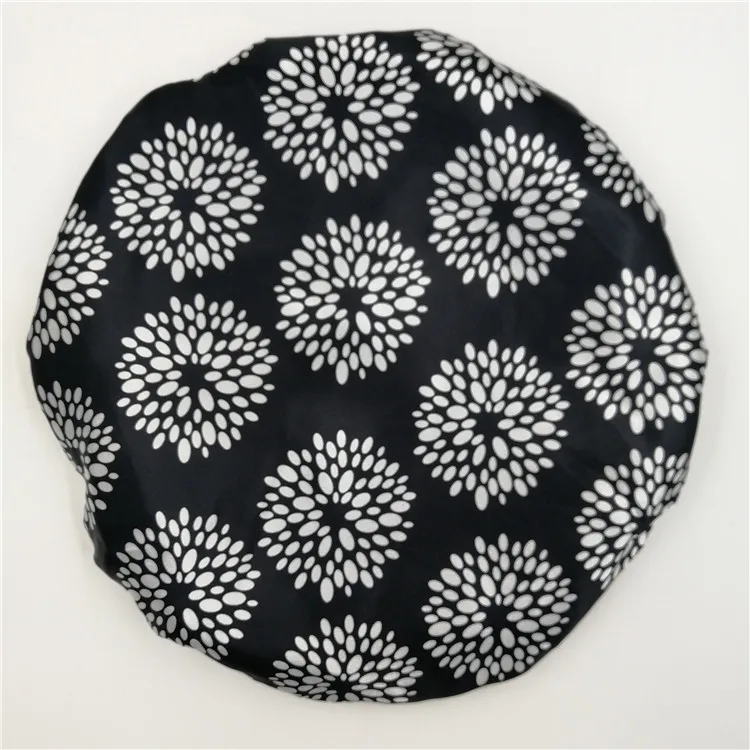 Индивидуальные печатные однослойные многоразовые пластиковые шапочки для душа