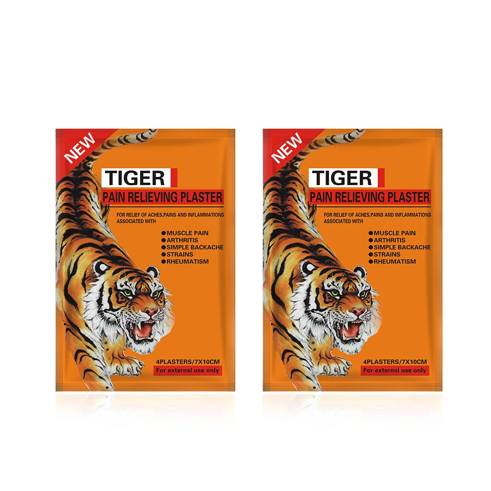 Chinese Traditional Plaster Quickly Effectively Reduce Pain Tiger Plaster