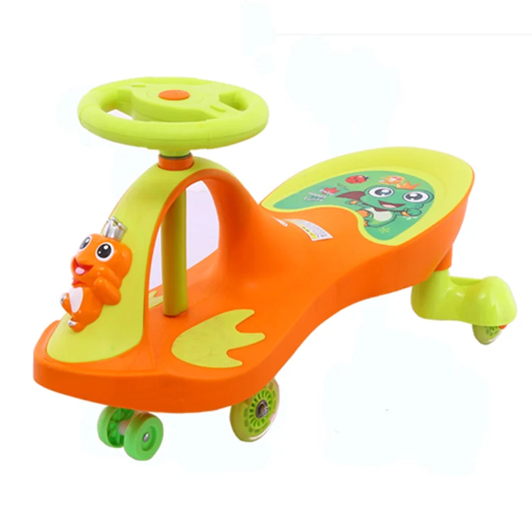 Purorigin Factory Cheap Twist Car Slide Wholesale Ride on Toy Wiggle Swing With Cartoon Design