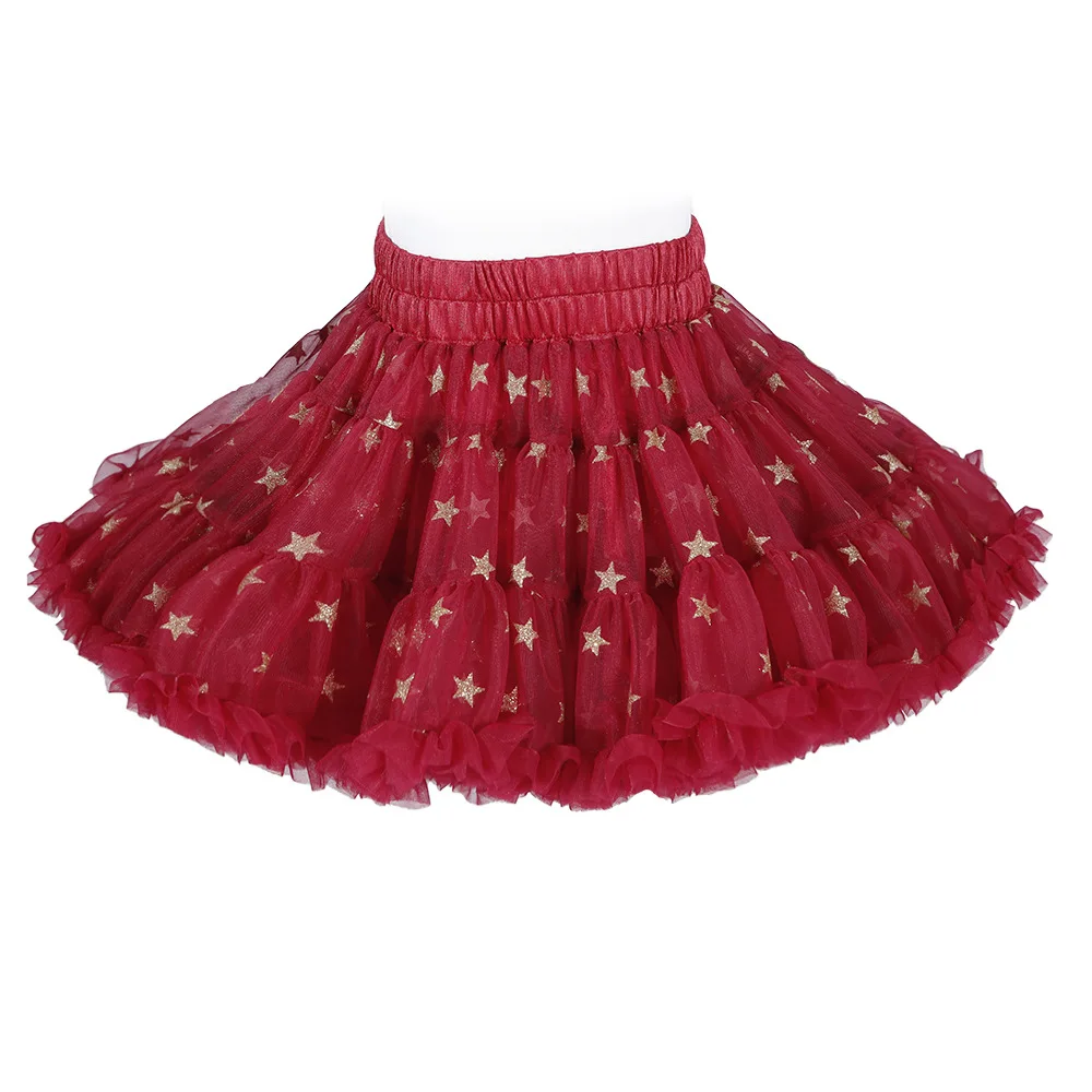 2022 New Cheap Ballet Design Tutu,Wholesale Quality Fashion Tutu,Kids Arrival Sweet Color Mini Christmas Tutu Skirt For Girls